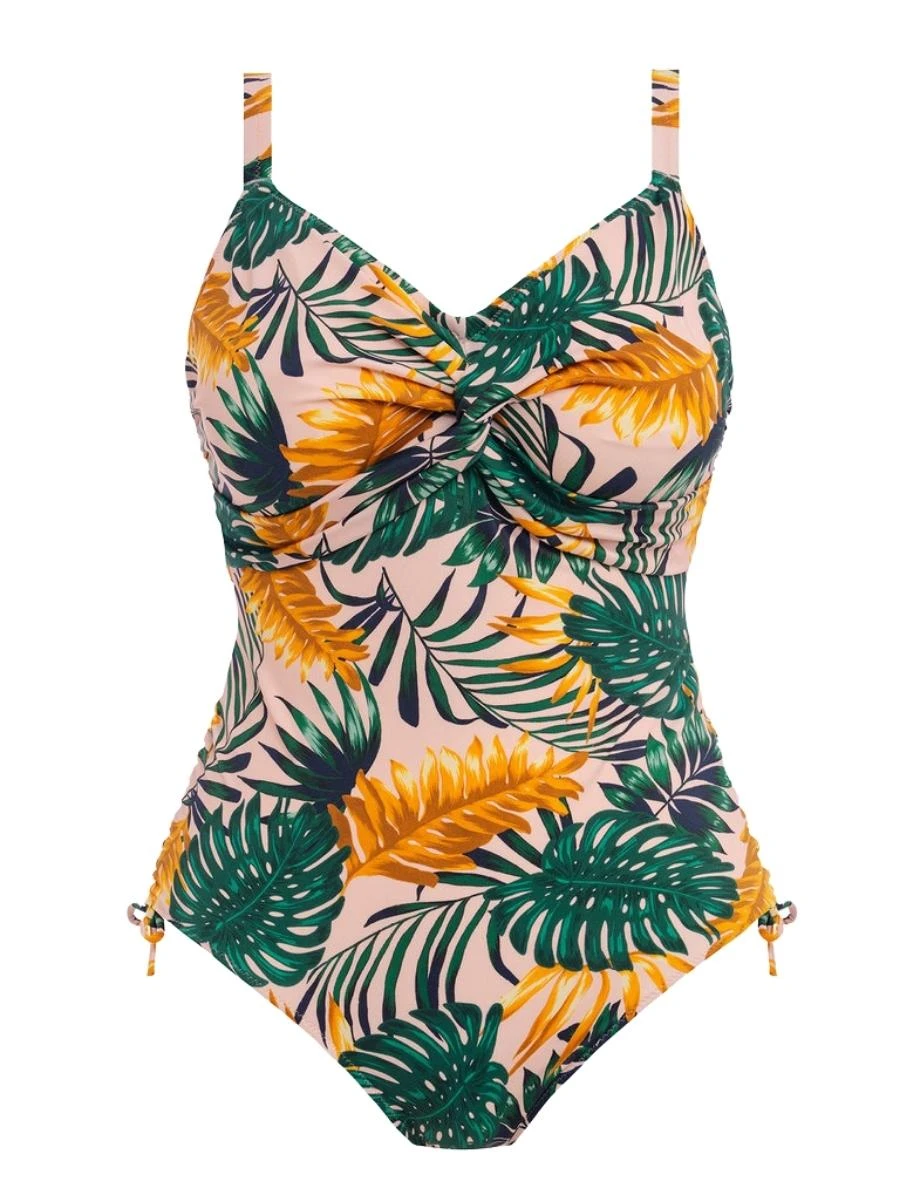 FANTASIE Jungle Falls Twist Front Swimsuit - Multi 8 FANTASIE Jungle Falls Twist Front Swimsuit - Multi - Image 6