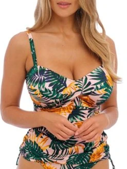 FANTASIE Jungle Falls Twist Front Tankini - Multi