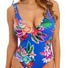 FANTASIE Halkidiki Plunge Swimsuit - Ultramarine -MARIE JO Shop braforme fantasie halkidiki fs501939 ule f