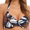 FANTASIE Lake Orta Halter Bikini Top - French Navy -MARIE JO Shop braforme fantasie lake 20orta fry 503304 fronnt