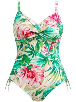 FANTASIE Langkawi Twist Front Swimsuit - Sorbet -MARIE JO Shop braforme fantasie langkawi fs501731 sob c