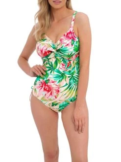 FANTASIE Langkawi Twist Front Swimsuit - Sorbet -MARIE JO Shop braforme fantasie langkawi fs501731 sob fl