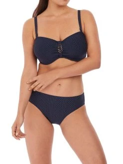 FANTASIE Long Island Bandeau Bikini Top - Ink -MARIE JO Shop braforme fantasie long island bikini top fs6902ink ink full
