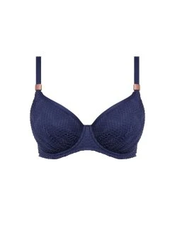 FANTASIE Marseille Gathered Full Cup Bikini Top - Twilight -MARIE JO Shop braforme fantasie marseille swimwear bikini top fs6680twt twilight p