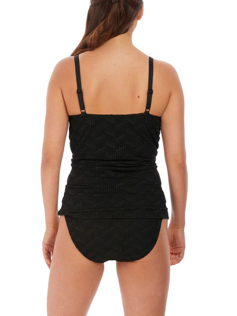 FANTASIE Marseille Bardot Gathered Full Cup Tankini - Black 6 FANTASIE Marseille Bardot Gathered Full Cup Tankini - Black - Image 4