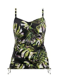 FANTASIE Palm Valley Adjustable Side Tankini - Black -MARIE JO Shop braforme fantasie palm valley black uw adjustable side tankini top fs6764 p