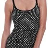 FANTASIE Santa Monica Scoop Neck Tankini - Black/White