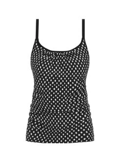 FANTASIE Santa Monica Scoop Neck Tankini - Black/White 9 FANTASIE Santa Monica Scoop Neck Tankini - Black/White -MARIE JO Shop braforme fantasie santa monica fs6724 bli black white uw tankini scoop neck p