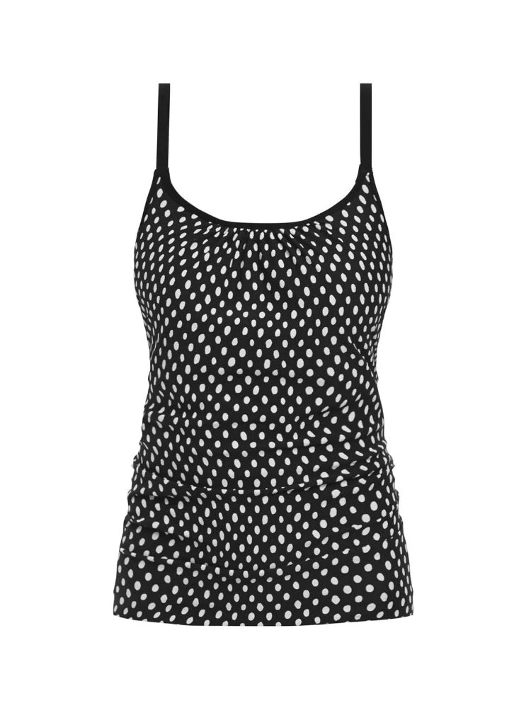 FANTASIE Santa Monica Scoop Neck Tankini - Black/White 6 FANTASIE Santa Monica Scoop Neck Tankini - Black/White - Image 4