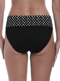 FANTASIE Santa Monica Classic Fold Bikini Brief - Black/White -MARIE JO Shop braforme fantasie santa monica fs6726 bli black white classic fold bikini brief b