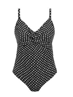 FANTASIE Santa Monica Twist Front Control Swimsuit - Black/White 9 FANTASIE Santa Monica Twist Front Control Swimsuit - Black/White -MARIE JO Shop braforme fantasie santa monica fs6728 bli black white uw twist front suit light control swimsuit p