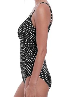 FANTASIE Santa Monica Twist Front Control Swimsuit - Black/White 8 FANTASIE Santa Monica Twist Front Control Swimsuit - Black/White -MARIE JO Shop braforme fantasie santa monica fs6728 bli black white uw twist front suit light control swimsuit s