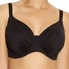FANTASIE Versailles Full Cup Bikini Top - Black -MARIE JO Shop braforme fantasie swim versailles fs5749 blk black underwired gathered full cup bikini top f