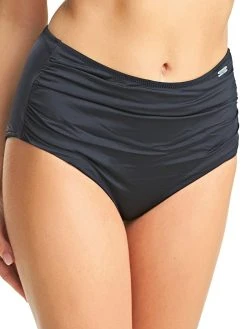 FANTASIE Versailles Deep Gathered Control Bikini Brief - Black