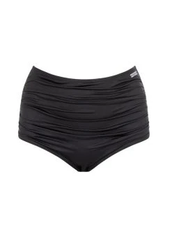 FANTASIE Versailles Gathered Control Bikini Short - Black -MARIE JO Shop braforme fantasie swim versailles fs5753 blk black gathered control bikini short p