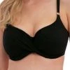 FANTASIE Ottawa Full Cup Bikini Top - Black 2 FANTASIE Ottawa Full Cup Bikini Top - Black -MARIE JO Shop braforme fantasie swimwear fs6355 uw wrap front bikini top blk f