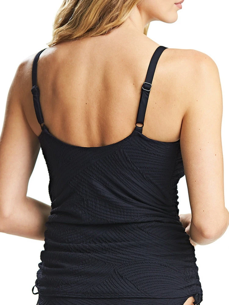 FANTASIE Ottawa Twist Front Tankini Top - Black 6 FANTASIE Ottawa Twist Front Tankini Top - Black - Image 4