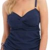 FANTASIE Ottawa Twist Front Tankini Top - Ink -MARIE JO Shop braforme fantasie swimwear fs6356 ink uw twist front tankini top f
