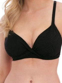 FANTASIE Ottawa Plunge Bikini Top - Black