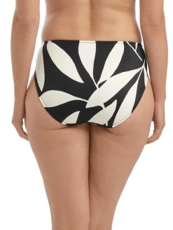 FANTASIE Ile De Re Bikini Brief - Black & Cream 8 FANTASIE Ile De Re Bikini Brief - Black & Cream -MARIE JO Shop braforme fantasie swimwear ile de re black cream mid rise bikini brief fs500972 b