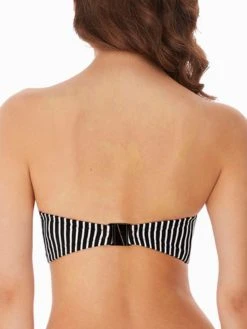 FREYA Beach Hut Bandeau Bikini Top - Black -MARIE JO Shop braforme freya beachhut as6791 blk b1