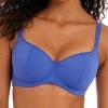 FREYA Jewel Cove Sweetheart Bikini Top - Plain Azure