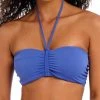 FREYA Jewel Cove Bandeau Bikini Top - Plain Azure -MARIE JO Shop braforme freya jewelcove as7233 ple f