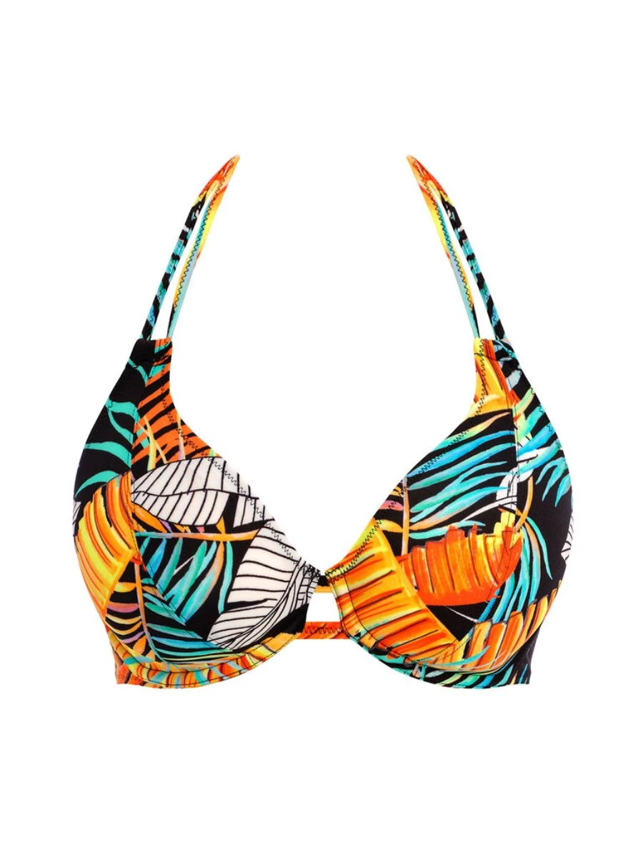FREYA Samba Nights Halter Bikini Top - Multi 7 FREYA Samba Nights Halter Bikini Top - Multi - Image 5