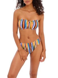FREYA Torra Bay Bandeau Bikini Top - Multi -MARIE JO Shop braforme freya swim as203210 torra fl1