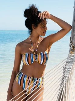 FREYA Torra Bay Bandeau Bikini Top - Multi -MARIE JO Shop braforme freya swim as203210 torra ls