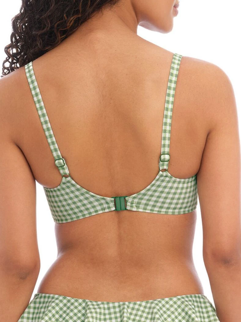 FREYA Check In Sweetheart Bikini Top - Khaki 4 FREYA Check In Sweetheart Bikini Top - Khaki - Image 2