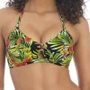 FREYA Maui Daze Wireless Triangle Bikini Top - Multi -MARIE JO Shop braforme freya swimwear maui daze multi non wired triangle bikini top as201311 f
