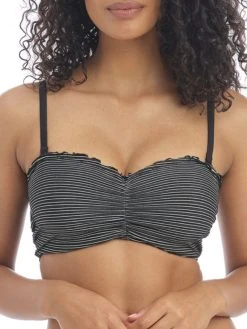 FREYA Ocean Calling Bandeau Bikini Top - Midnight -MARIE JO Shop braforme freya swimwear ocean calling midnight uw bandeau bikini top as201410 f2