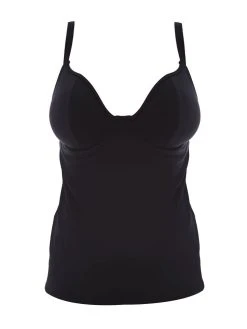FREYA Remix Tankini - Black -MARIE JO Shop braforme freya swimwear remix as3946 blk uw non padded tankini p