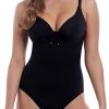 FREYA Remix Plunge Swimsuit - Black -MARIE JO Shop braforme freya swimwear remix as3981 blk f