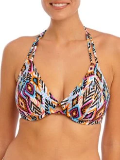 FREYA Viva La Fiesta Halter Bikini Top - Multi