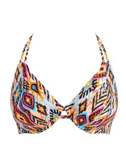 FREYA Viva La Fiesta Halter Bikini Top - Multi -MARIE JO Shop braforme freya viva 20a 20fiesta 204604 mui plain