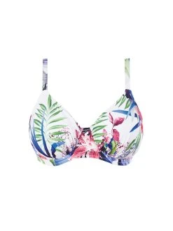 FANTASIE Santa Catalina Gathered Full Cup Bikini Top - Blue Depths -MARIE JO Shop braforme fs500001 bls fantasie swim santa catalina blue depths gathered full cup bikini top p