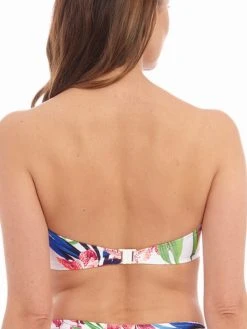 FANTASIE Santa Catalina Bandeau Bikini Top - Blue Depths -MARIE JO Shop braforme fs500009 bls fantasie swim santa catalina blue depths twist bandeau bikini top b