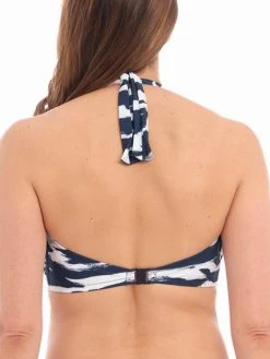 FANTASIE Lindos Twist Bandeau Bikini Top - Ink -MARIE JO Shop braforme fs500209 ink fantaise swim lindos ink underwired twist bandeau bikini top b
