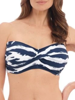 FANTASIE Lindos Twist Bandeau Bikini Top - Ink