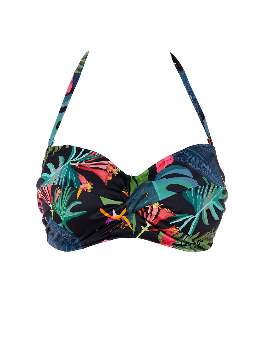 FANTASIE Monteverde Bandeau Bikini Top - Black 8 FANTASIE Monteverde Bandeau Bikini Top - Black - Image 6
