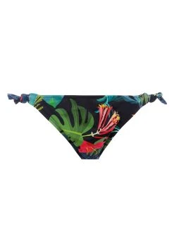 FANTASIE Monteverde Tie Side Bikini Brief - Black -MARIE JO Shop braforme fs500775 blk fantasie swim monteverde black tie side bikini brief p