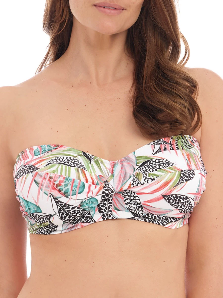FANTASIE Tobago Bandeau Bikini Top - Melon 3 FANTASIE Tobago Bandeau Bikini Top - Melon