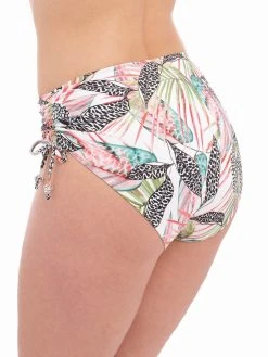FANTASIE Tobago Adjustable Leg Bikini Short - Melon -MARIE JO Shop braforme fs500874 mln fantasie swim tobago melon bikini short s