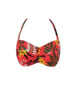 FANTASIE Vilamoura Bandeau Bikini Top - Lollipop -MARIE JO Shop braforme fs6562 lop fantasie swimwear vilamoura lollipop twist bandeau scarf tie p