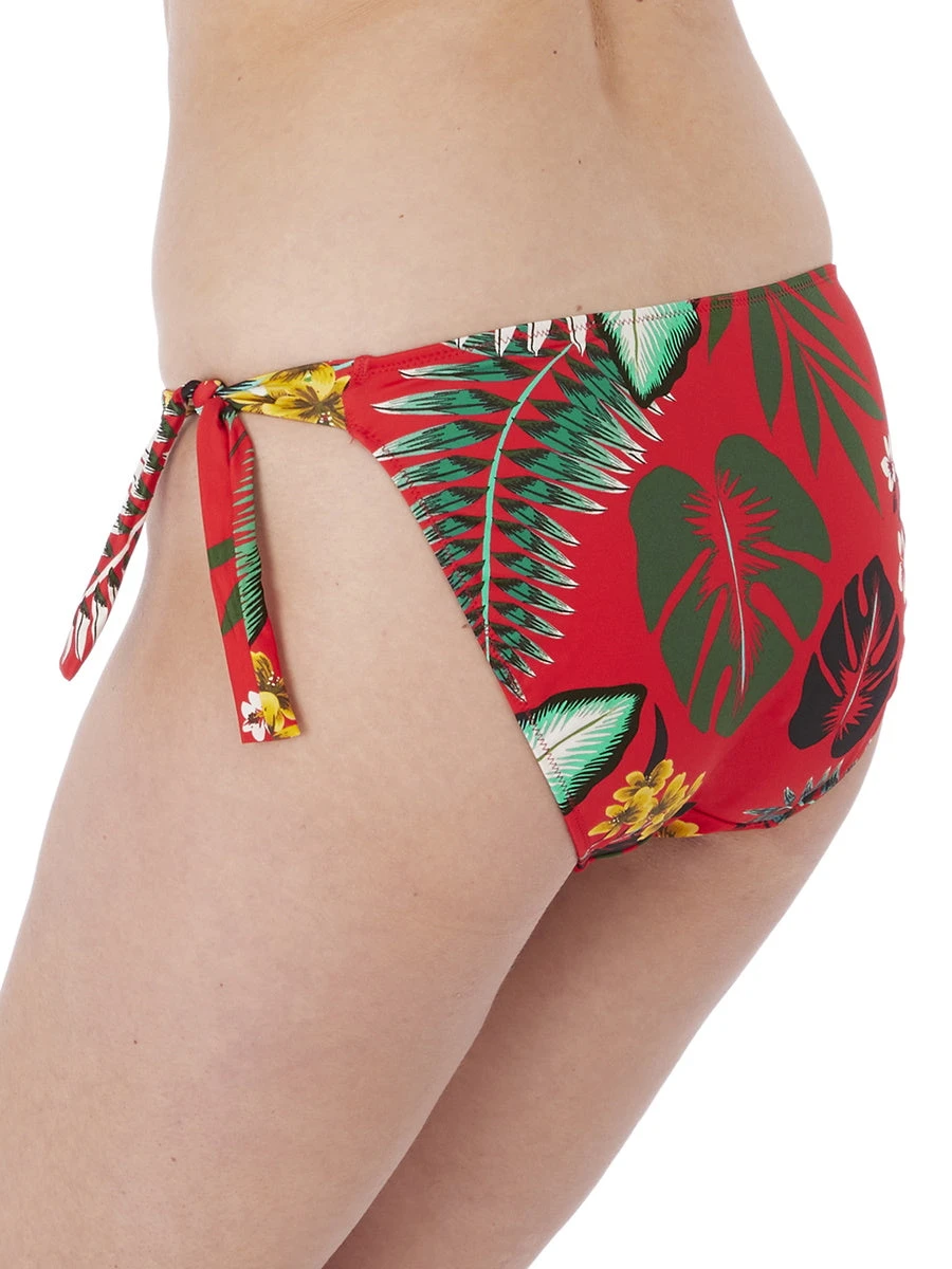 FANTASIE Vilamoura Tie Side Bikini Brief - Lollipop 4 FANTASIE Vilamoura Tie Side Bikini Brief - Lollipop - Image 2