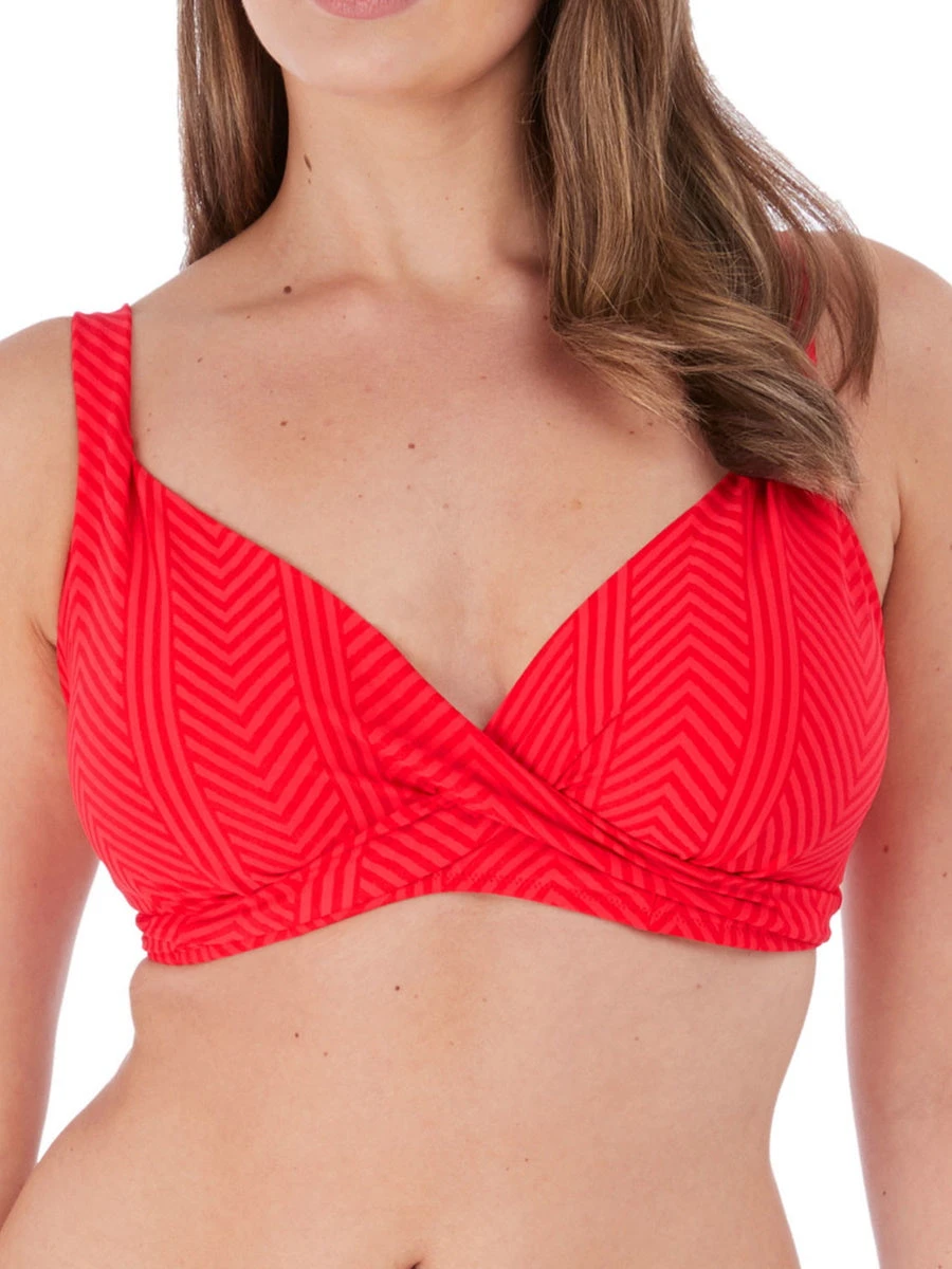 FANTASIE Long Island Plunge Bikini Top - Lollipop 3 FANTASIE Long Island Plunge Bikini Top - Lollipop