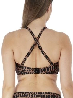 FANTASIE Kotu Bandeau Bikini Top - Copper -MARIE JO Shop braforme fs7012 cop fantasie swimwear kotu copper gathered bandeau multiway straps b