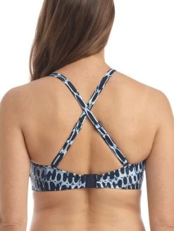 FANTASIE Kotu Bandeau Bikini Top - Ink -MARIE JO Shop braforme fs7012 ink fantasie swimwear kotu ink gathered bandeau multiway straps b2